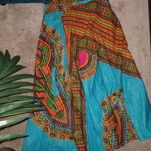 Ghana Dashiki Ankara wrap skirt